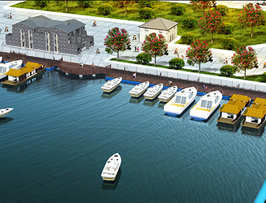 温州游船码头效果图